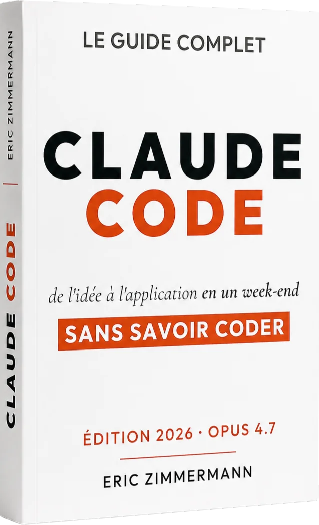 Couverture du livre Claude Code par Eric Zimmermann
